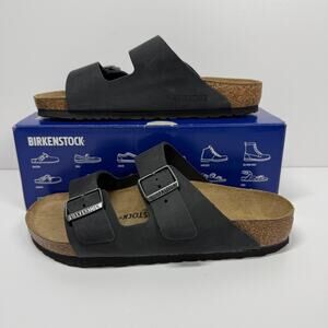 NIB • Birkenstock Arizona Waxy Leather Size: 41 L10/M8- Normal Width